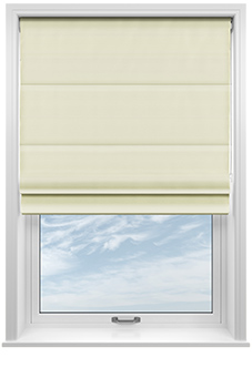 Akoya Faux Silk, Lustre Chiffon - Motorised Roman Blind